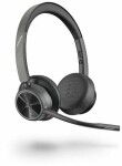 Poly Poly Voyager 4320 MS Teams Wireless Headset, Bluetooth, USB-C, +BT700 dongle, +Charging Stand, Black