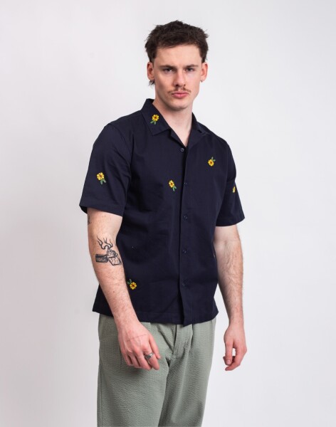 Service Works Cross Stitch Shirt DARK NAVY S