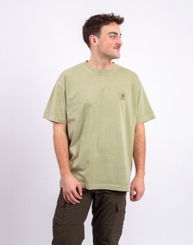 Carhartt WIP S/S Nelson T-Shirt Gentle Green garment dyed S