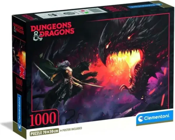 Clementoni Puzzle DungeonsDragons: Z očí do očí