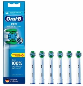 Oral-B Pro Precision Clean - 6 ks / Náhradné hlavice / pre kefku Oral-B (8006540860892)