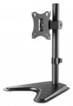 Manhattan Stolný držiak monitora čierna / Držiak / 17-27" / nosnosť 7 kg / náklon -10 - 10 ° / otočenie 180 ° (462037)