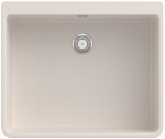 VILLEROY & BOCH VILLEROY & BOCH - Keramický drez Farmhouse 60 X (= Spülstein 60 X) Cream modulový 595 x 500 x 200 bez excentra 636001KR