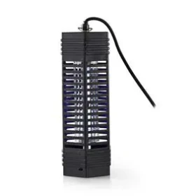 Nedis Elektrický Lapač Hmyzu čierna / 6 W / Typ žiarovky: F6T5 / BL / Efektívny rozsah: 50 m2 (INKI110CBK6)