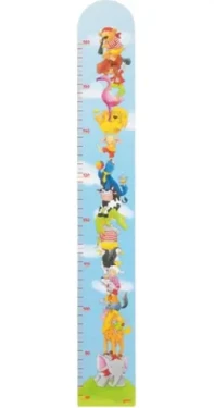 GOKI Drevený rastový meter Zvieracia pyramída / od 0 rokov (60673)