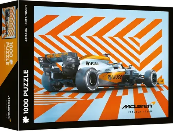 Trefl Puzzle Soft Touch Automobilist: Formula 1 McLaren, livrej Gulf