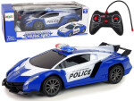 Mamido Pretekárske auto Polícia R / C diaľkovo ovládané polícia + batéria