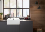 VILLEROY & BOCH - Keramický drez Single-bowl sink White alpin modulový 595 x 630 x 220 bez excentra 632061R1 2. akosť