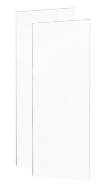 MEXEN - ROX samostatné sklo pre sprchové dvere Duo (s+d) 120x200 cm 8mm, trans. 8C2-120-000-00-00-D