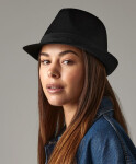 Beechfield B 630 Fedora 53.0630 čierna black L/XL