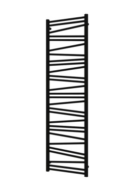 Radiátor kombinovaný SAT Lilon 169,5x50 cm čierna matná SATRALI1695500BL SATRALI1695500BL