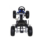 Mamido Detská šliapací motokára Monster Strong modrá
