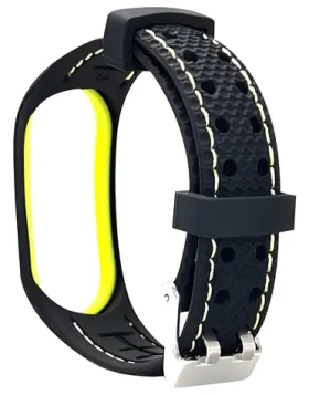 Beline Sport Strap pre XIAOMI Mi Band 7 čierno-limetková / Náhradný silikónový remienok