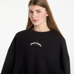 Mikina Palm Angels Curved Logo Loose Crop Crew Black/ Tofu M