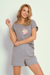 3324 DÁMSKE PYŽAMO BIANCA S-XL melanžově šedá XL