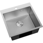 MEXEN - Solix oceľový drez 1-bowl 500 x 500 mm, nerez HC 6407501000-01HC