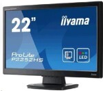 22 IIYAMA P2252HS / LED / 1920 x 1080 / TN / 16:9 / 5ms / 5M: 1 / 225cd-m2 / DVI + HDMI + VGA / VESA / repro / Čierny (E2273HDS-B1)