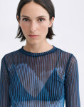 Thinking MU Tere Lotus Top NAVY XS