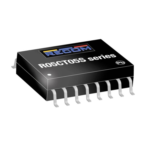 RECOM R05CT05S-CT DC / DC menič napätia 5 V 5 V 0.1 A 0.5 W Počet výstupov: 1 x; R05CT05S-CT