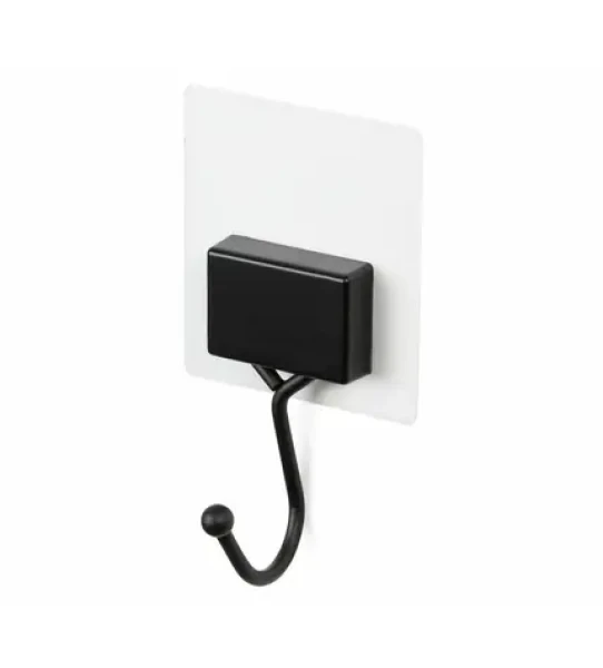 Compactor Bestlock Black Magic Samolepiaci háčik čierna / bez vŕtania (RAN10202)