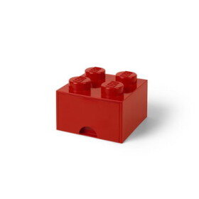 LEGO Úložný box šuplíkom červená