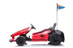 Mamido Detská elektrická motokára A035 Drift červená
