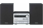 Panasonic SC-PM250EC-S strieborná / mikrosystém / 20 W / CD-R amp; RW / MP3 / FM / BT / USB (SC-PM250EC-S)