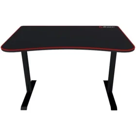 Arozzi ARENA FRATELLO / Henie stôl / čierny s červeným okrajom / D: 114cm / Š: 78cm / V: 72,5cm (ARENA-FRATELLO-BK)