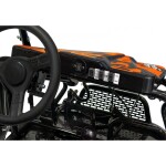 Mamido Detské benzínové autíčko Buggy LUCKY SEVEN LIFT 125CC oranžové