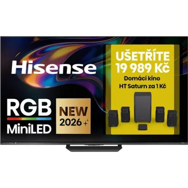 75" Hisense 75UR8S čierna / MiniLED RGB / UHD / HDMI / Wi-Fi / 180Hz / 50W repro (100002202015)
