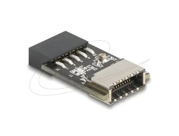 DeLock USB 2.0 interný konektor - Typ-E (F) / Adaptér / USB Typ-C (M) - USB Typ-E (F) / interný (67175)