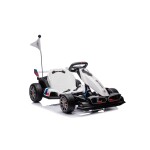 Mamido Detská elektrická motokára BMW Gokart s funkciou driftu biela