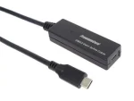 PremiumCord USB-C repeater a predlžovací kábel Male-Female 10 m / Predlžovací kábel / USB-C / 5 Gbps (8592220023843)