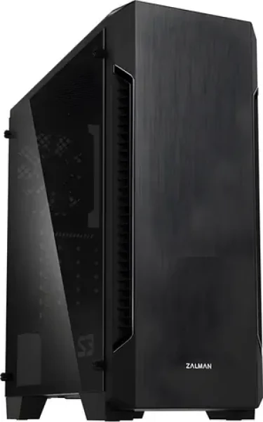 Zalman S3 TG čierna / PC skriňa / ATX / temperované sklo / 2x USB 3.2 Gen2 + 2x USB 2.0 / bez zdroja (S3 TG)