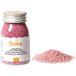 Cukrové zdobenie mini perličky – máčok 1,5 mm, ružové, 100 g - Decora