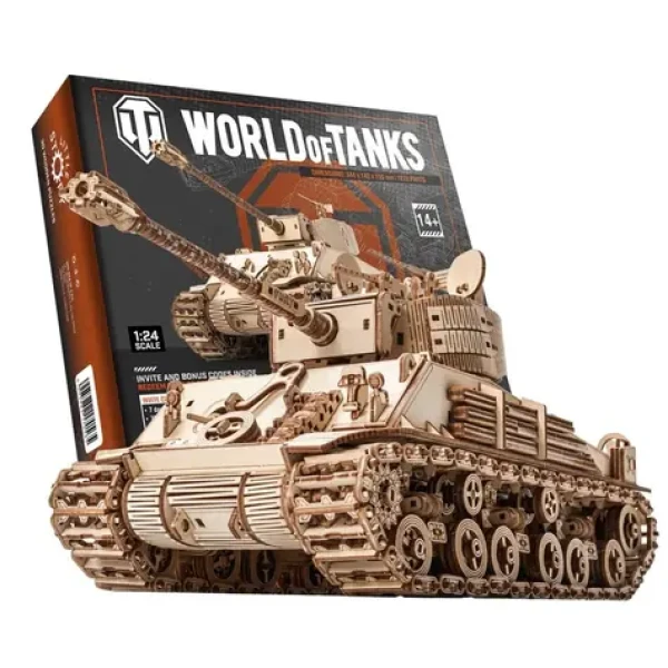 Little Story 3D drevená skladačka WORLD of Tanks M4A3E8 Sherman