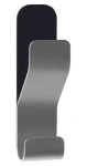 Spirella ANOBILE strieborná-čierna / Dvojitý samolepiaci háčik / nerezová oceľ / 30 x 110 mm