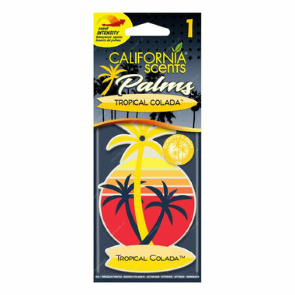 California Scents Palms Tropical Colada / Vôňa do auta / Tropic (7638900852974)