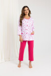 Regina 723 7/8 2XL-3XL Z25/26 dámske pyžamo bez zipsu modrá 3xl