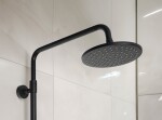 SAPHO - PAX sprchový stĺp s pákovou batériou, čierna mat XA139/15