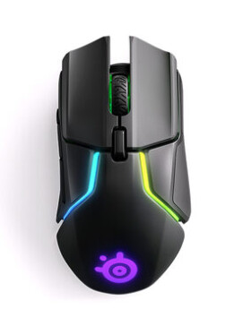 SteelSeries Rival 650 čierna / Herná bezdrôtová optická myš / 12.000 DPI / BT / 7 tlačidiel / RGB (62456)