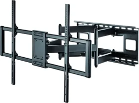 Techly 60-120" 120 kg čierna / Nástenný držiak pre TV / VESA do 900x600 / naklápací, otočný / oceľ (367591)