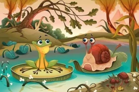 ART PUZZLE 5885 Drevené puzzle Kamoši od jazera