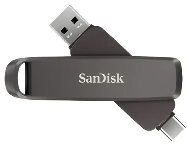 SanDisk Extreme Pro Dual Drive 2TB / Flash Disk / USB Type-C + USB-A / čítanie: 1000 MB/s / zápis: 900 MB/s (SDDDE1-2T00-G46)