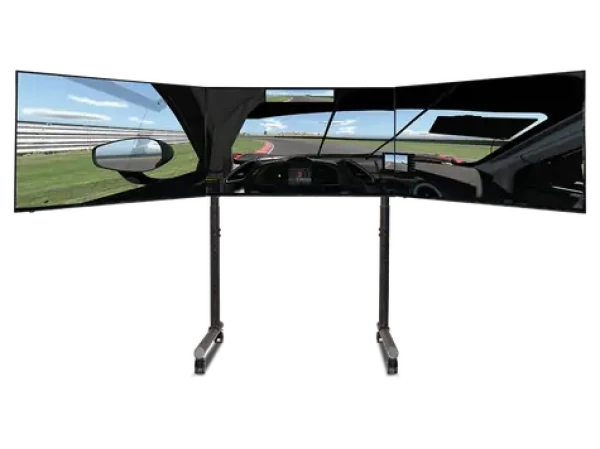 Next Level Racing Round Tube Triple Monitor Stand / Samostatný stojan pre 3 monitory / Freestanding (NLR-R011)
