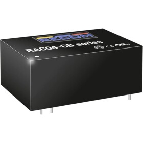 RECOM RAC04-24SGB spínaný zdroj 24 V 0.17 A 4 W; RAC04-24SGB