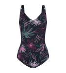 Summer Tropics - Plavky s kosticami: kvetinové tvarovanie Triumph BLACK COMBINATION 42C