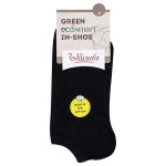 Krátké ponožky bio bavlny GREEN model 15435805 IN-SHOE SOCKS BELLINDA černá