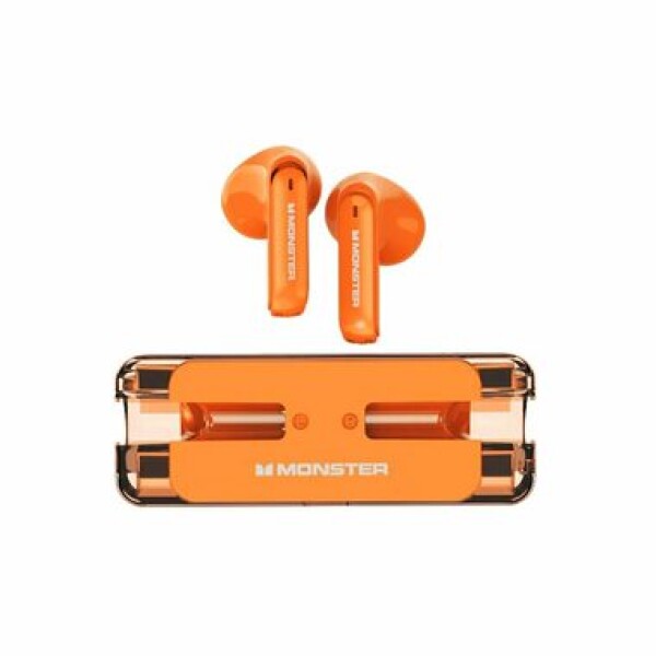 Monster XKT08 oranžová / TWS Bezdrôtové slúchadlá / BT 5.3 / mikrofón / redukcia šumu / USB-C / výdrž až 24h (57983115303)