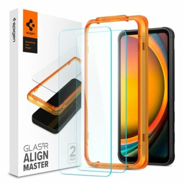 Spigen Glass tR AlignMaster 2 Pack ochranné sklo pre Samsung Galaxy Xcover 7 / 2ks (AGL07581)